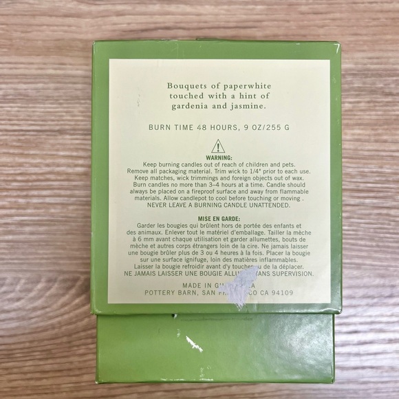 PotteryBarn New Paperwhite Scented Candlepot - Picture 2 of 4